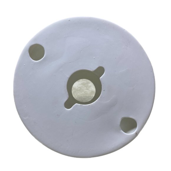 Meico Retro Art Embossed Bisque Porcelain Electric Lamp/Night Light Seashore - Picture 9 of 12